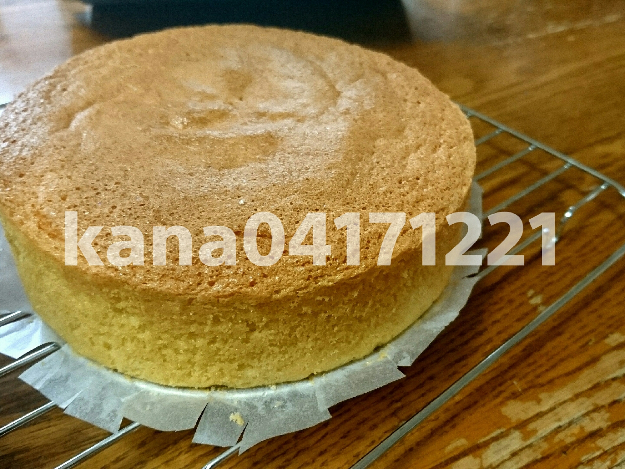 誕生日に作って！しっとりふわふわスポンジケーキ