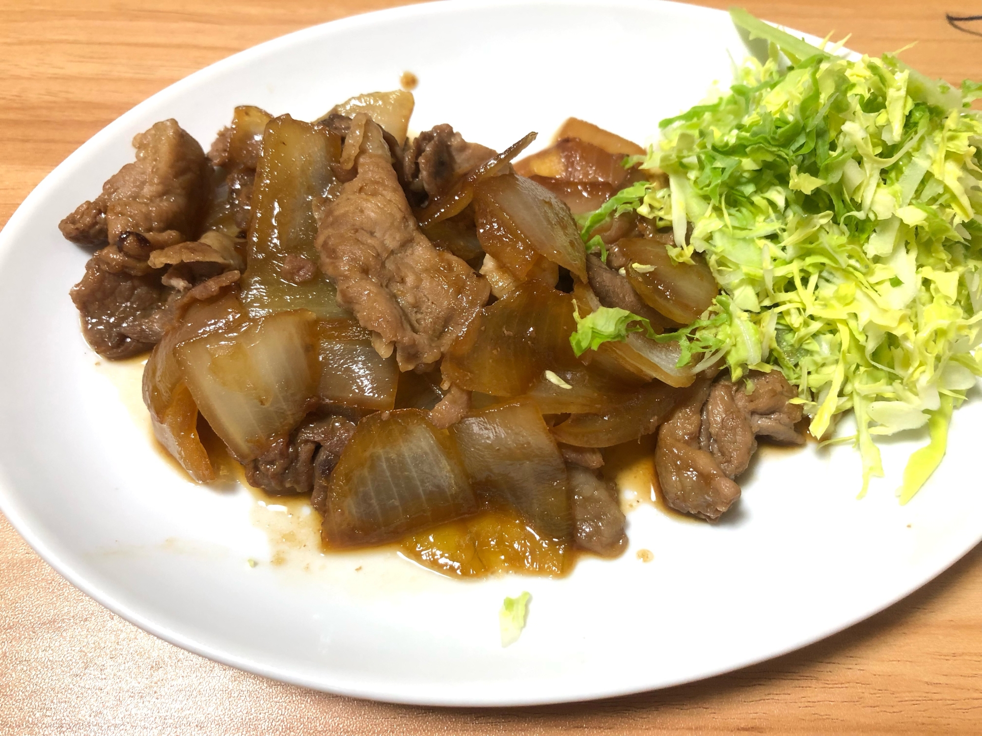 有名人のレシピを再現！定食風生姜焼き