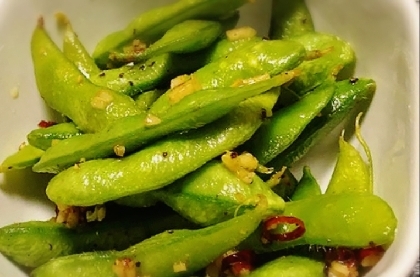 えだペペ　枝豆ペペロンチーノ