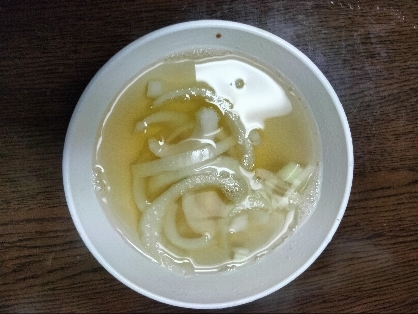 玉ねぎの中華スープ