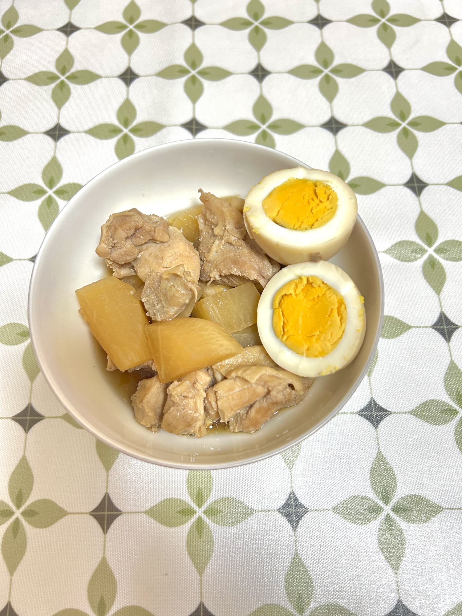 鶏肉、大根、玉子の煮物