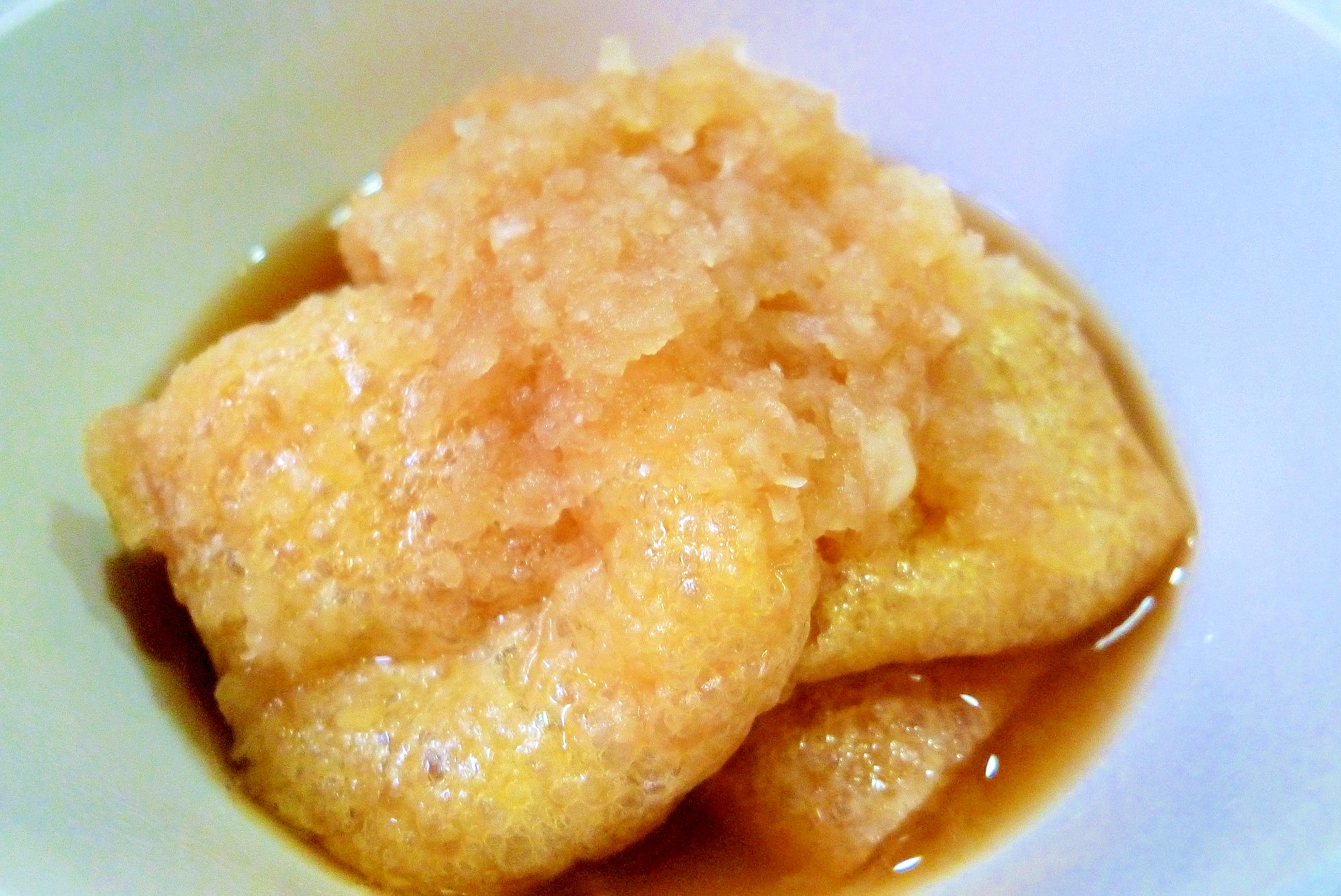 油揚げの おろし煮