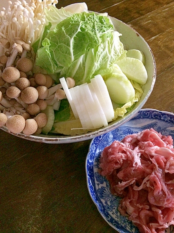 あっさり＆ほっこり☆豚肉の水炊き