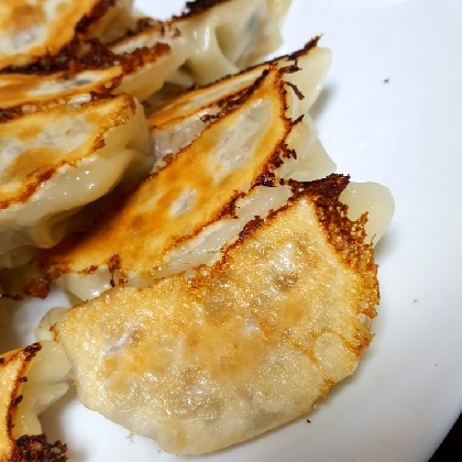 干し椎茸入り焼き餃子