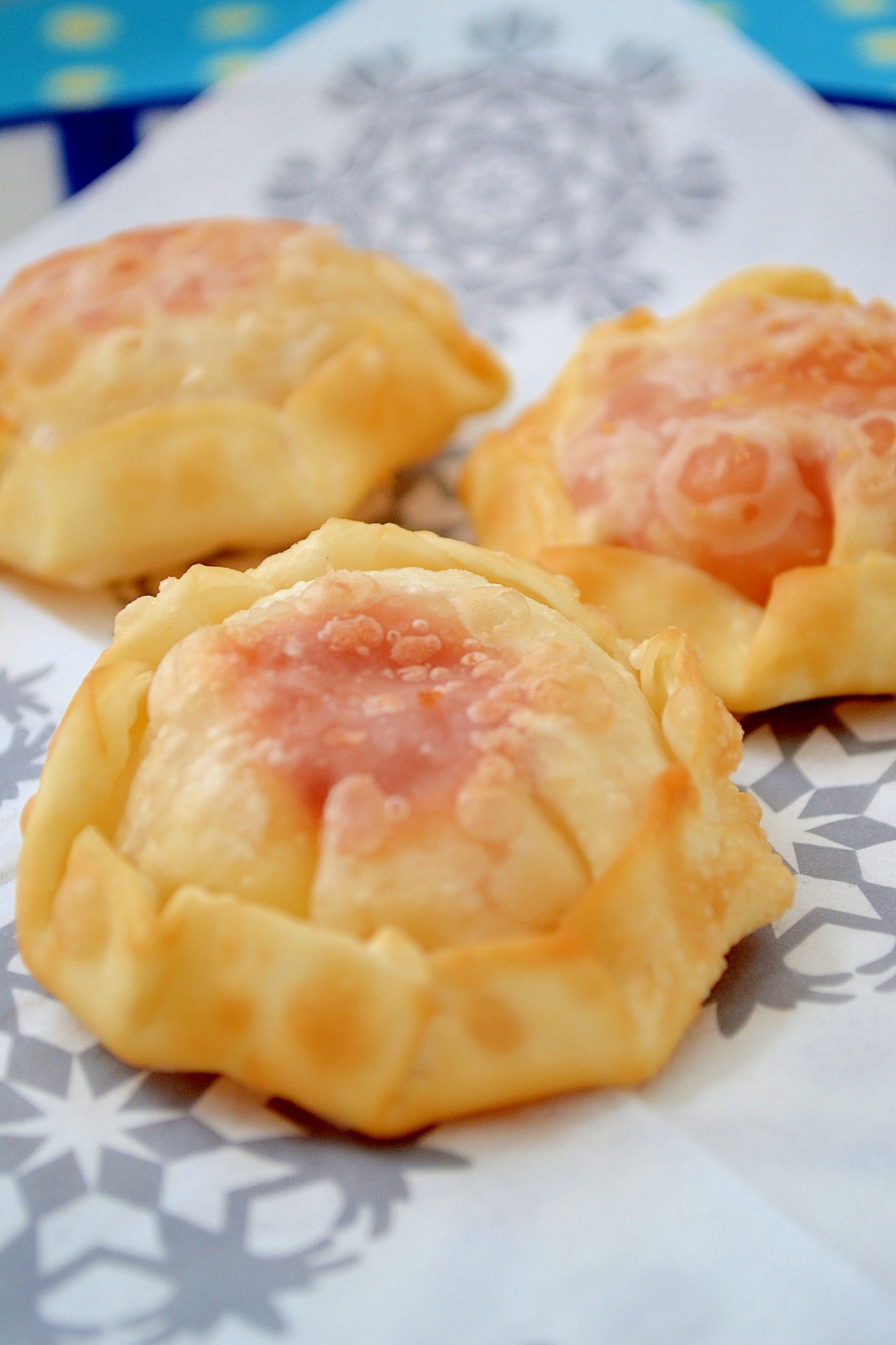 ＊餃子の皮de包み揚げ　①　＊