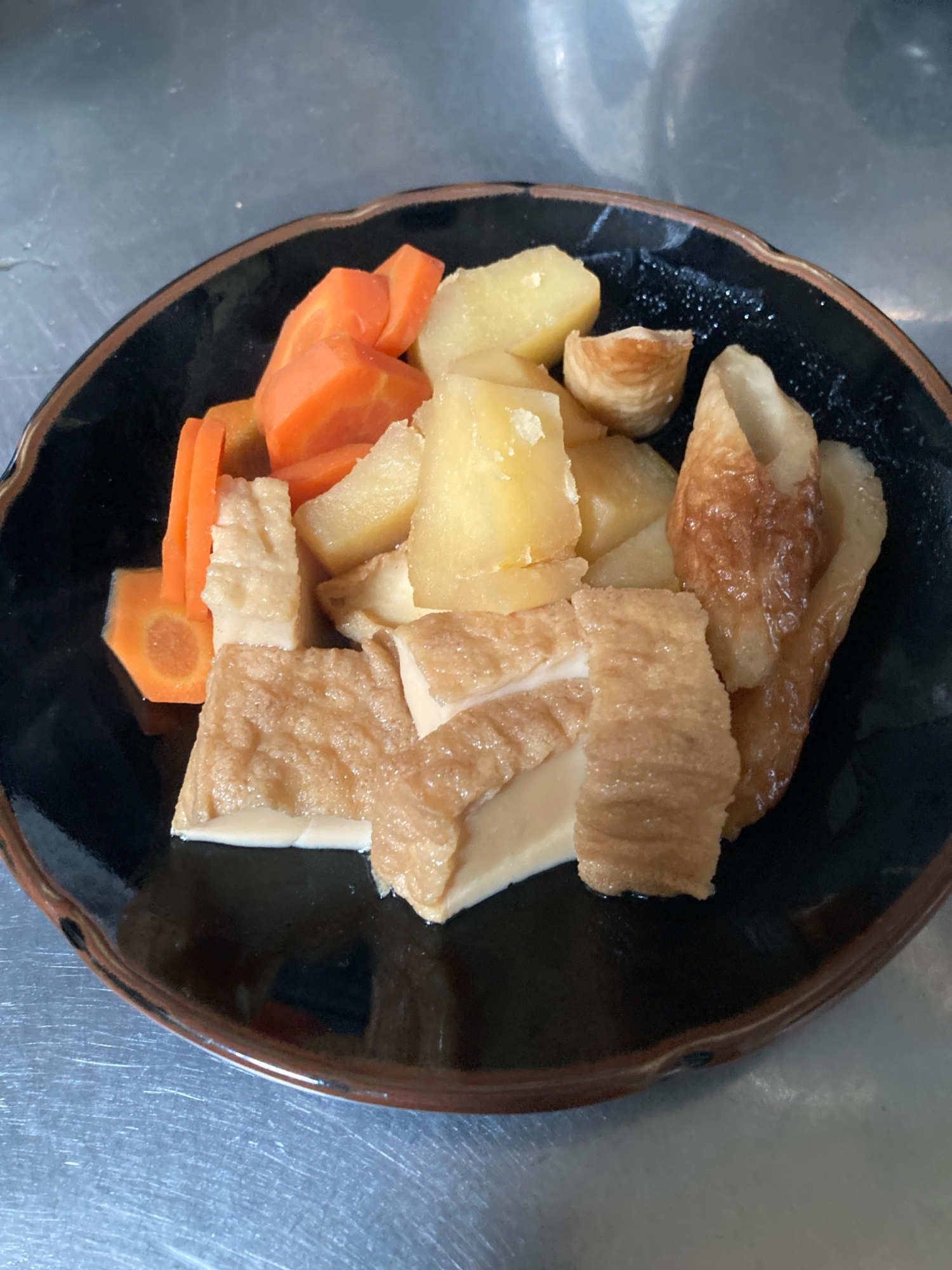 厚揚げと野菜の煮物