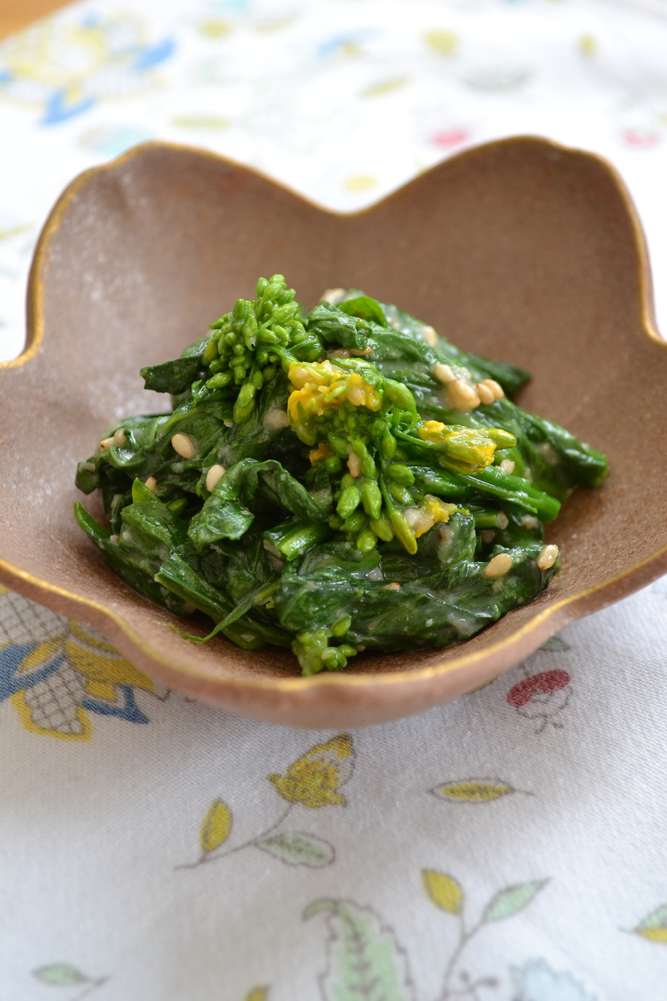 菜の花の酢味噌ごま和え レシピ 作り方 By はい 山田です 楽天レシピ 菜の花の酢味噌ごま和え レシピ 作り方 By はい 山田です 楽天レシピ