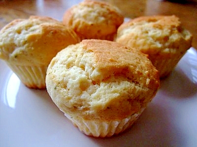 スライスチーズでチーズマフィン レシピ 作り方 By はらのむし 楽天レシピ