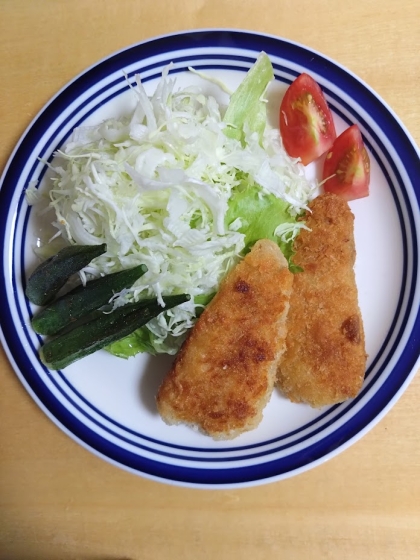 mimi2395さん、こんにちは♫毎日暑いですね...冷凍食品が役に立ちます！簡単に美味しく揚がりました！教えて下さり有難うございます( ^ω^ )