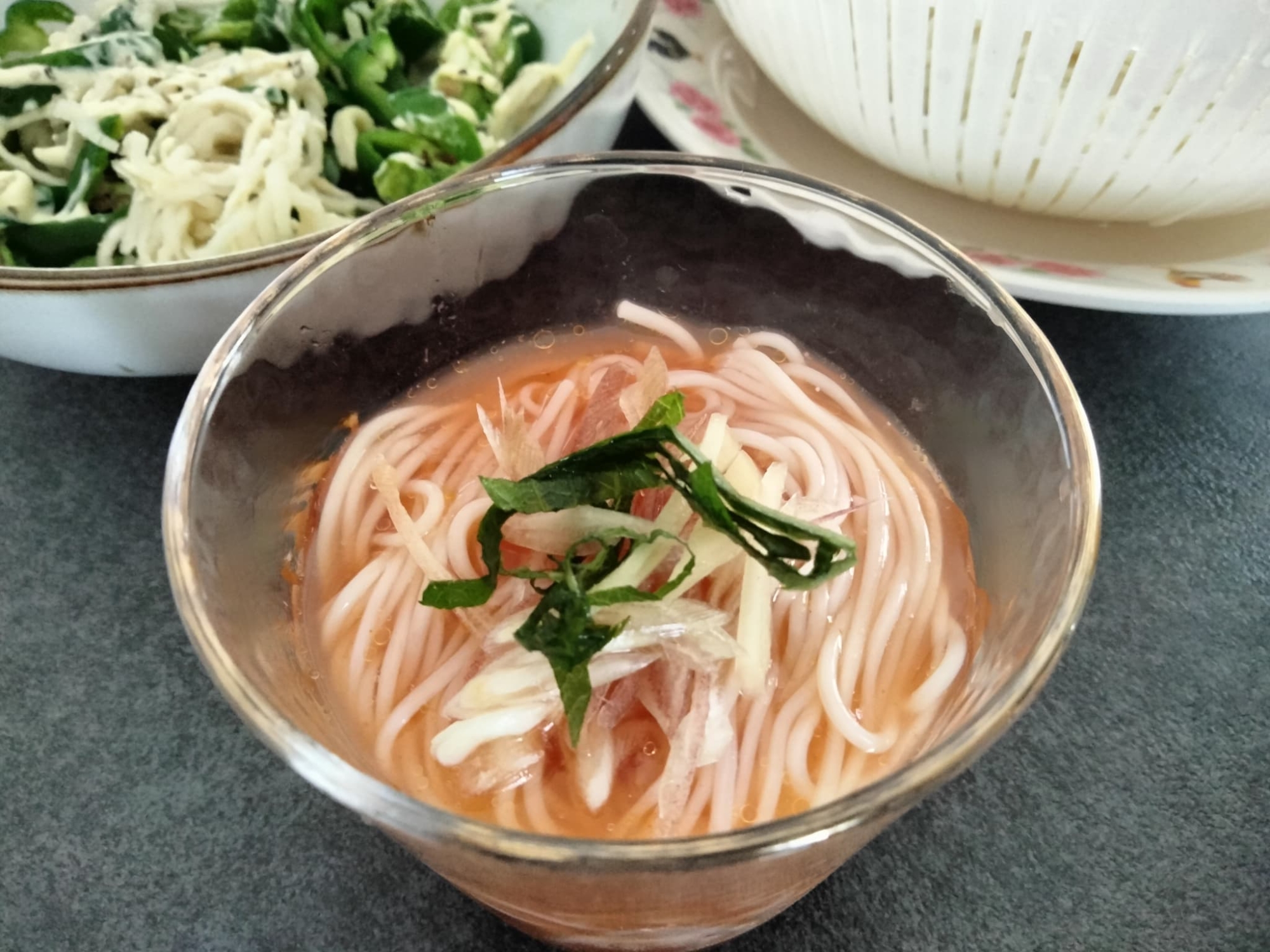 カッペリーニ風トマトそうめん