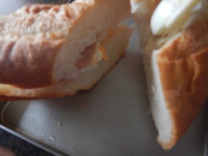 ランチやピクニックに♡フランスパンでサンドイッチ