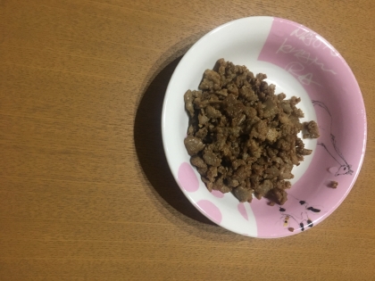 混ぜるだけ！味噌の鶏そぼろ