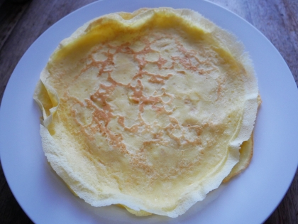 もちもち失敗なしのクレープ生地　フライパン使用