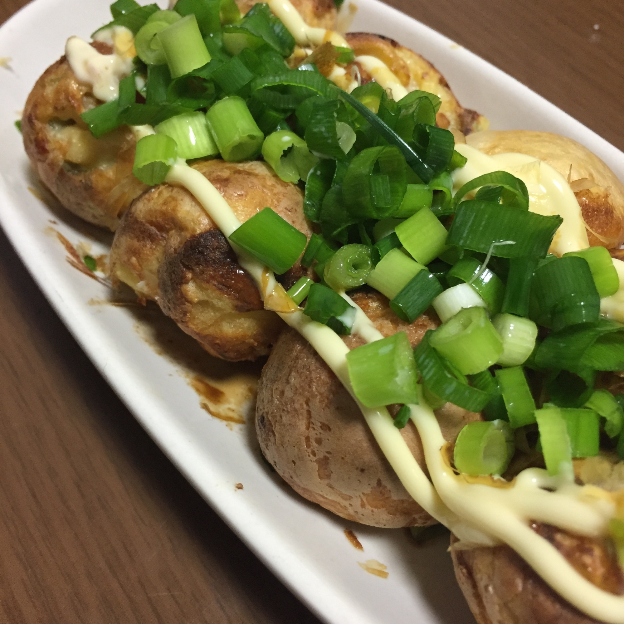 小麦粉でカリカリたこ焼き