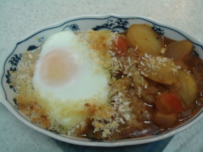 ピザチーズがなかったオリーブ油で(^^ゞ
いつもカレーですが、ハヤシも美味しいですね♥ごち様_(._.)_