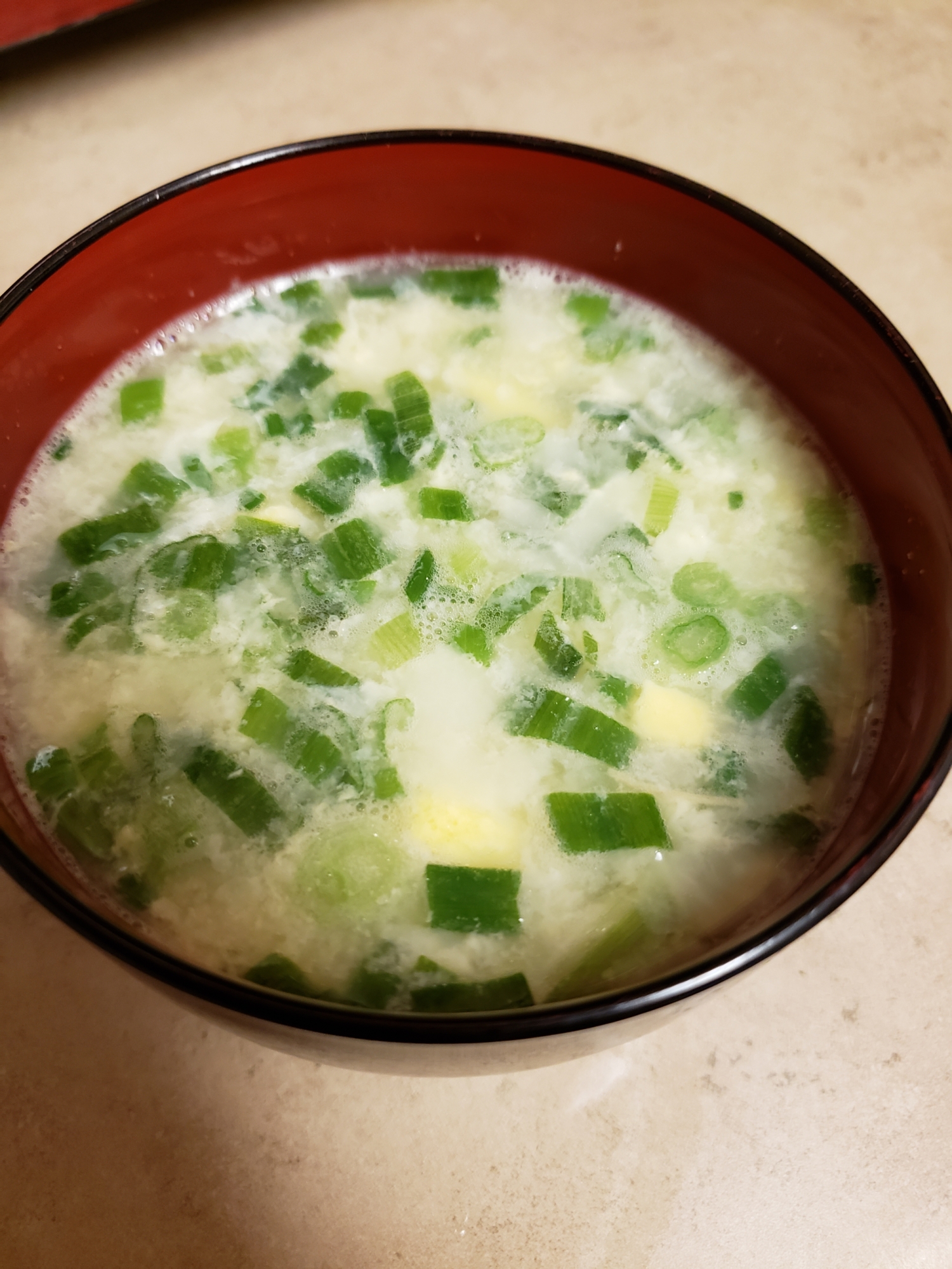 卵のふんわり中華スープ♪