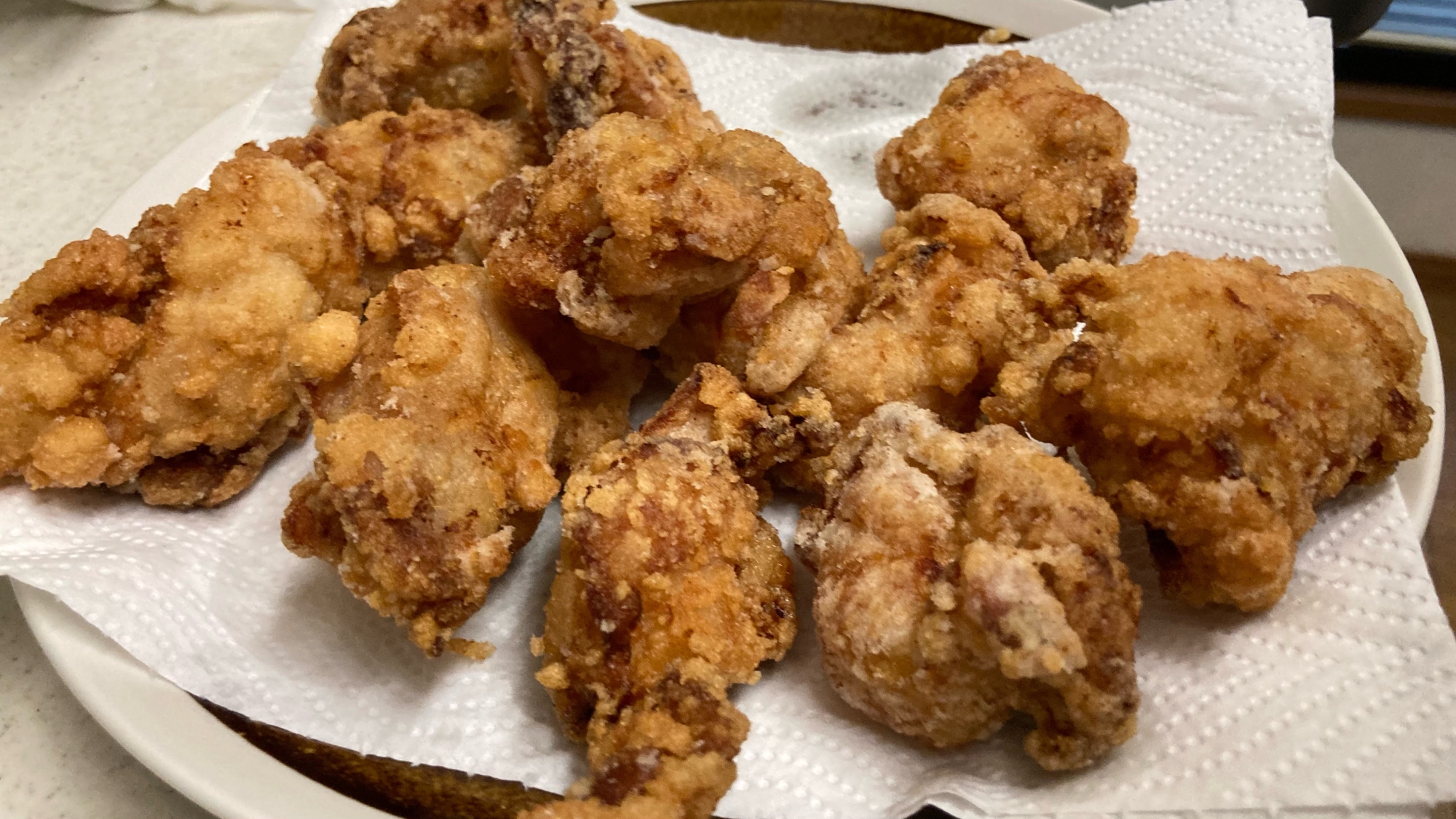 フンドーキンのからあげの素を使った唐揚げ