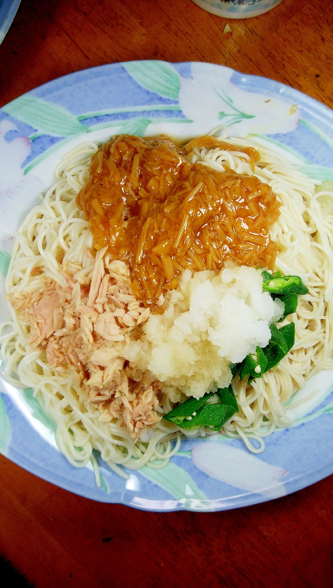 なめ茸のおろしそうめん