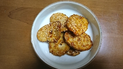 主人が畑で作った太いゴボウですが 簡単なのにとても美味しく出来上がりました。ありがとうございました‼️