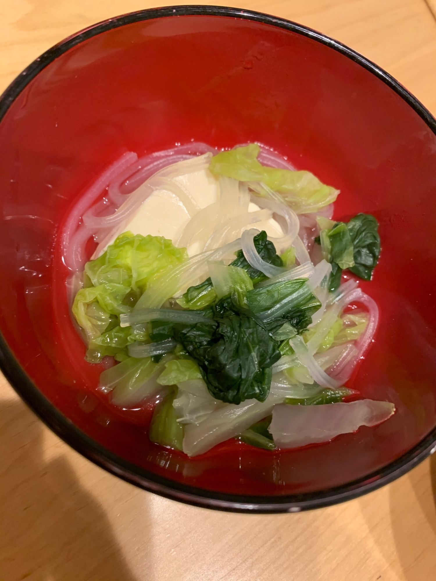 白菜和風スープ