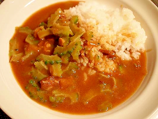 夏☆レトルトカレーでゴーヤカレ～♪