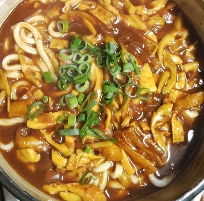 カレーの残りで！☆簡単カレーうどん☆