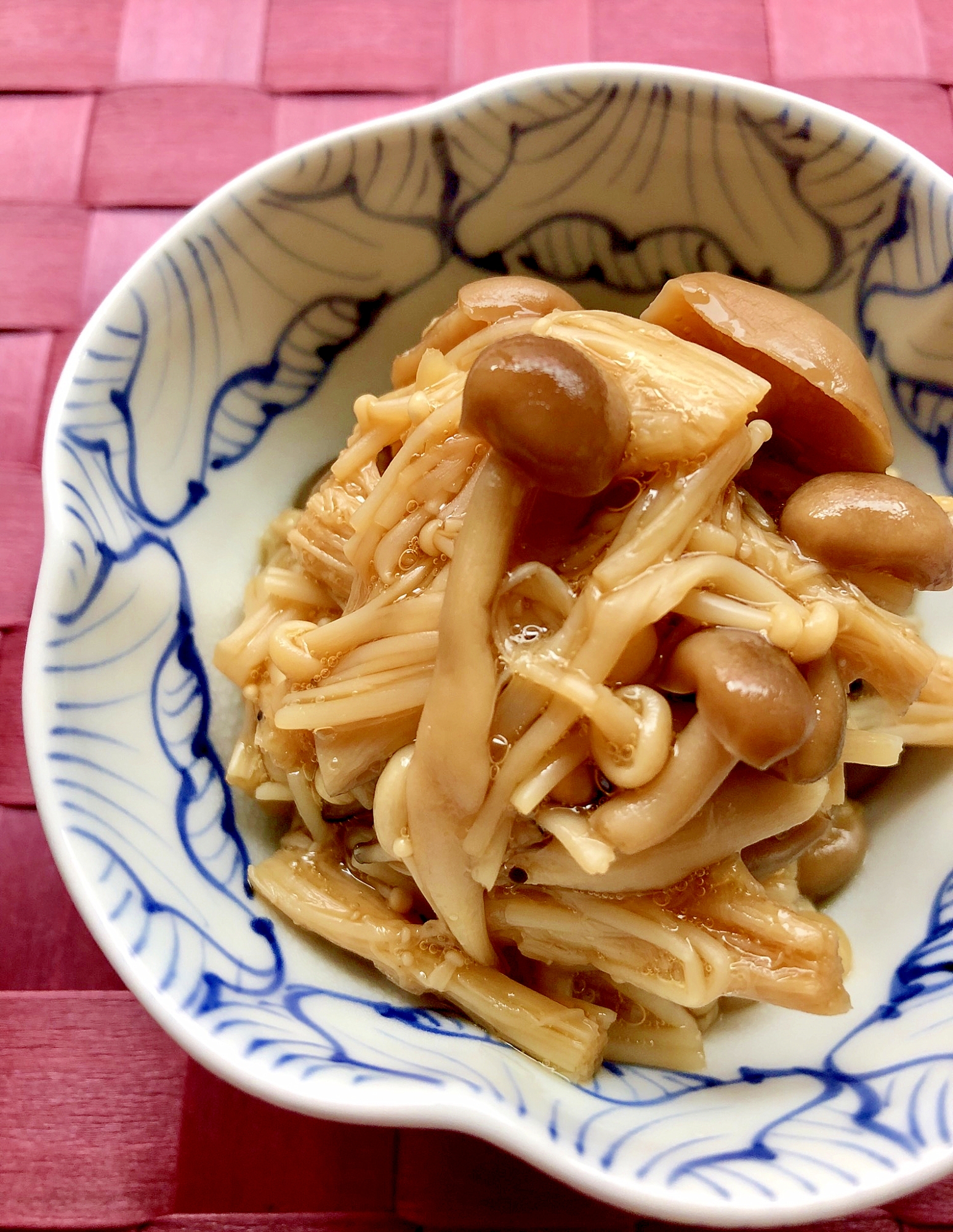 レンジで！きのこのなめたけ風☆柚子胡椒風味