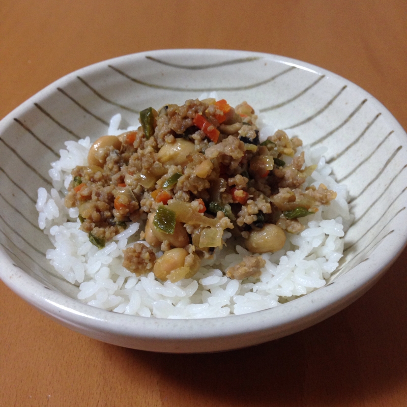 肉みそそぼろ丼♪