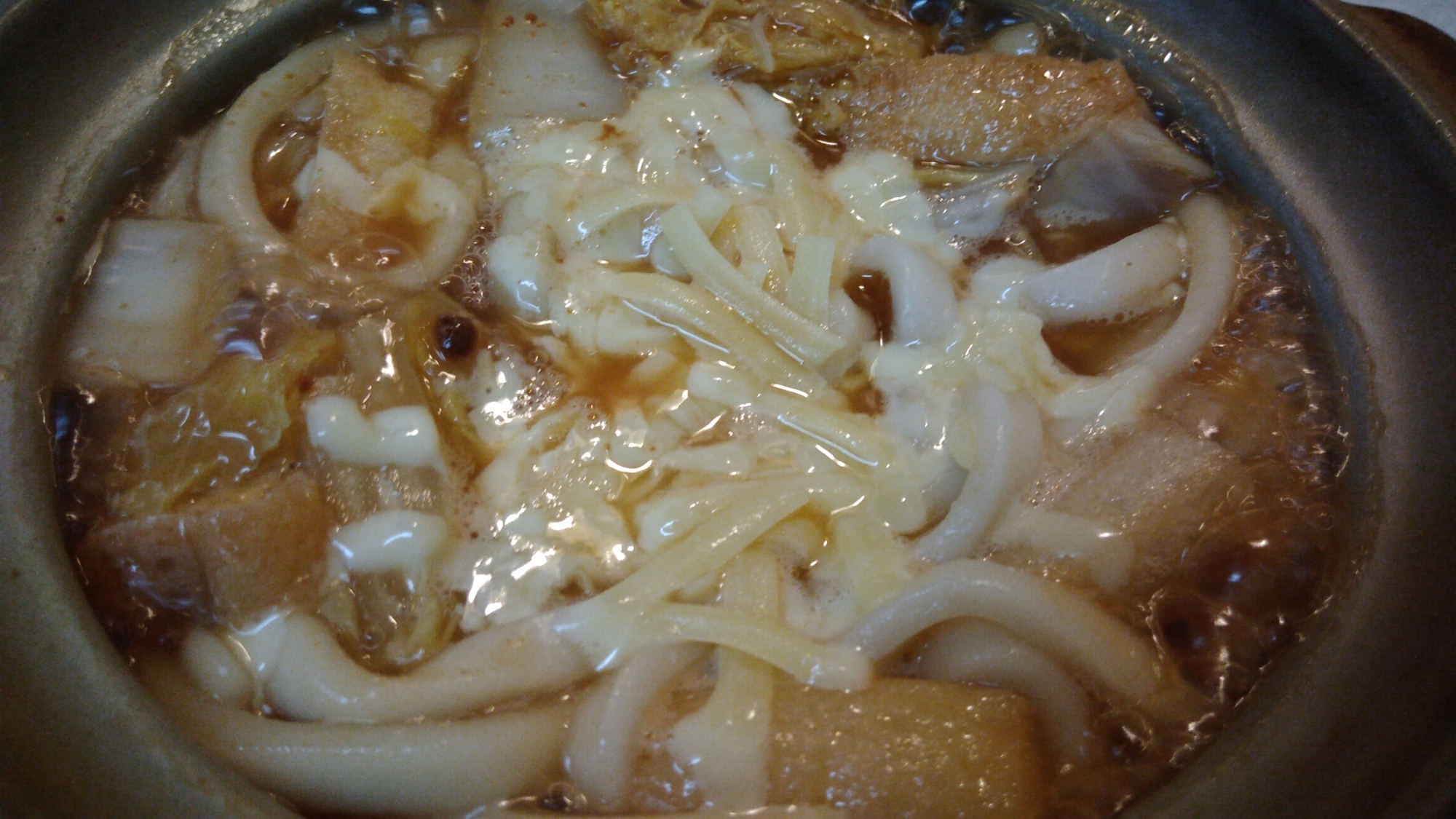 味噌煮込みチーズうどん レシピ 作り方 By ねあっっ 楽天レシピ