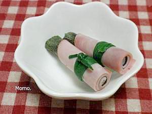 お弁当の隙間に ハム海苔のクルクル巻き レシピ 作り方 By Momo 楽天レシピ