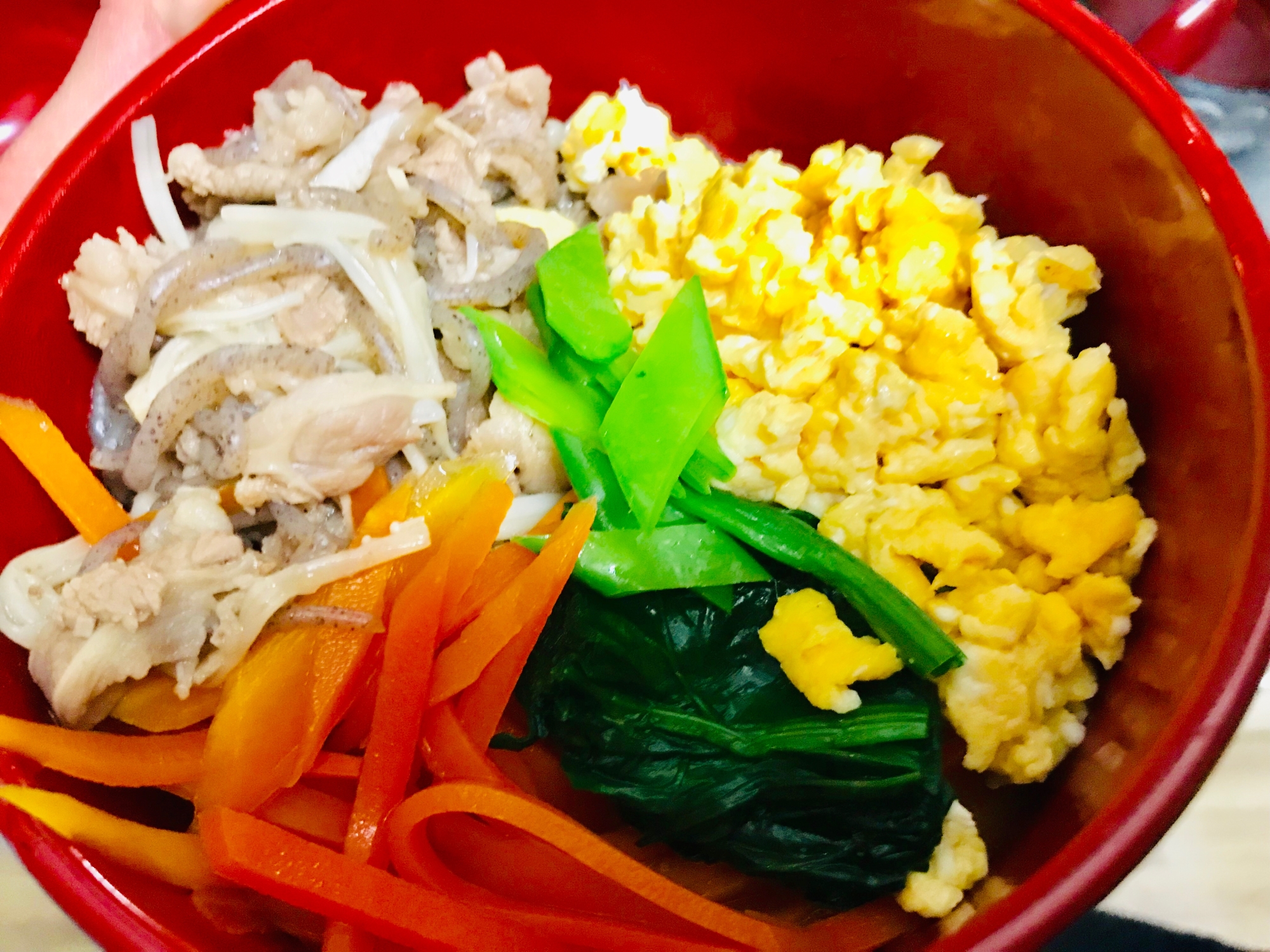 我が家の5色丼