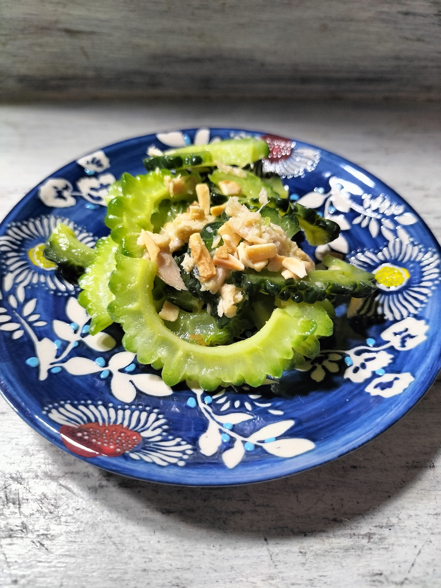 ゴーヤのツナアーモンド和え