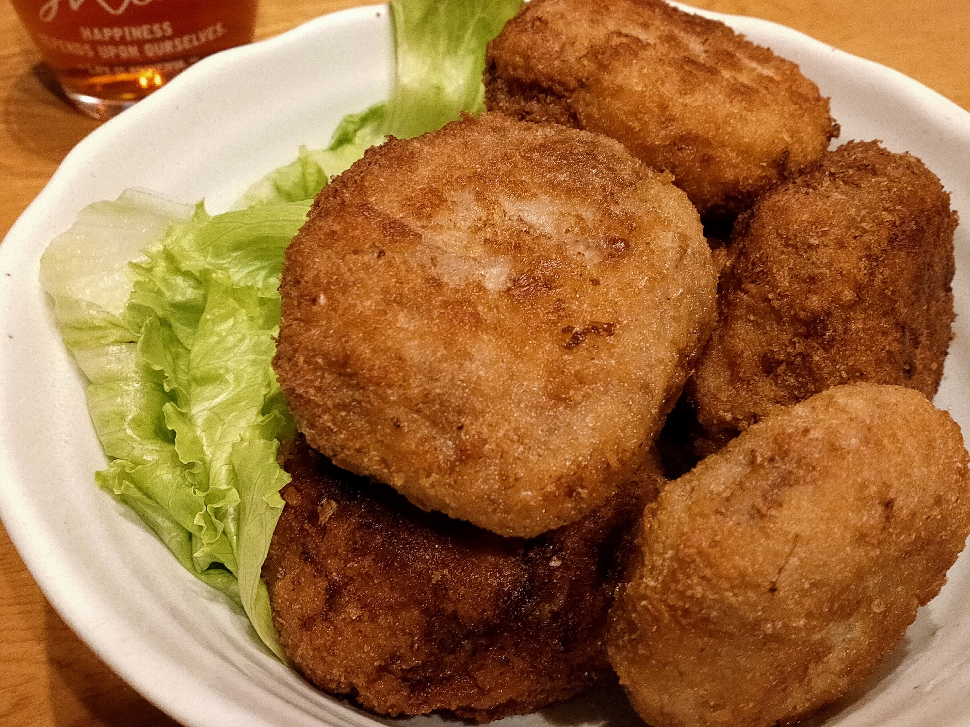 白菜と高野豆腐でかさまし☆メンチカツ