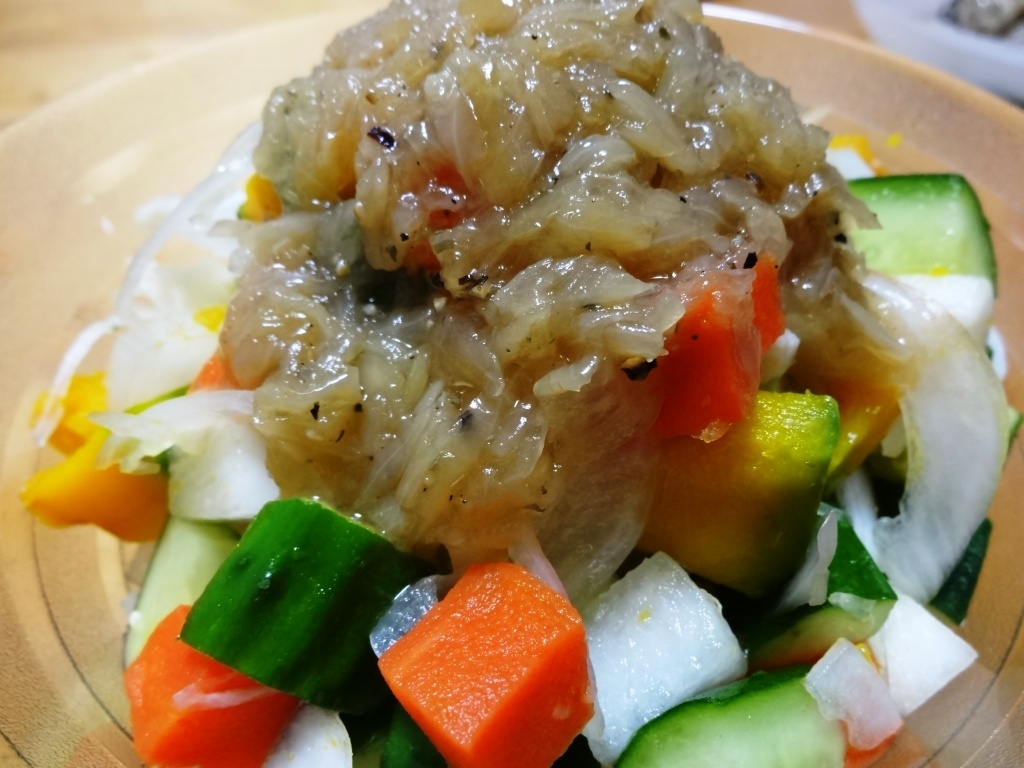 手作りオニオンドレ♪W玉ねぎ甘味のチョップドサラダ