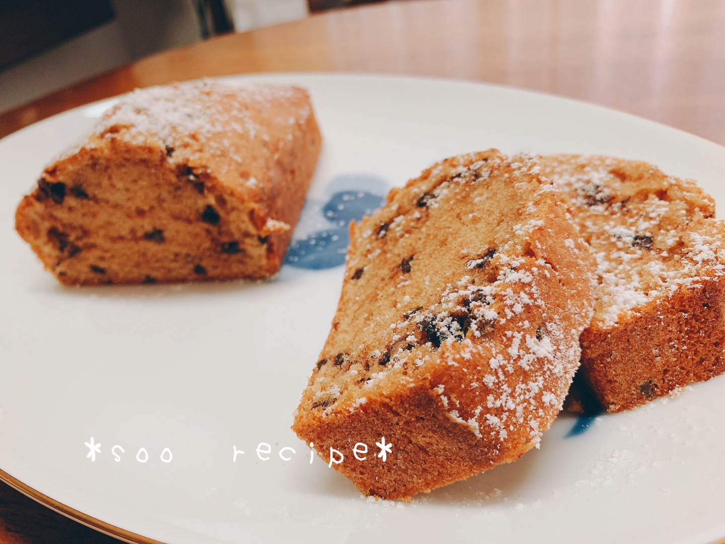 シナモン香る♡チョコチップパウンドケーキ