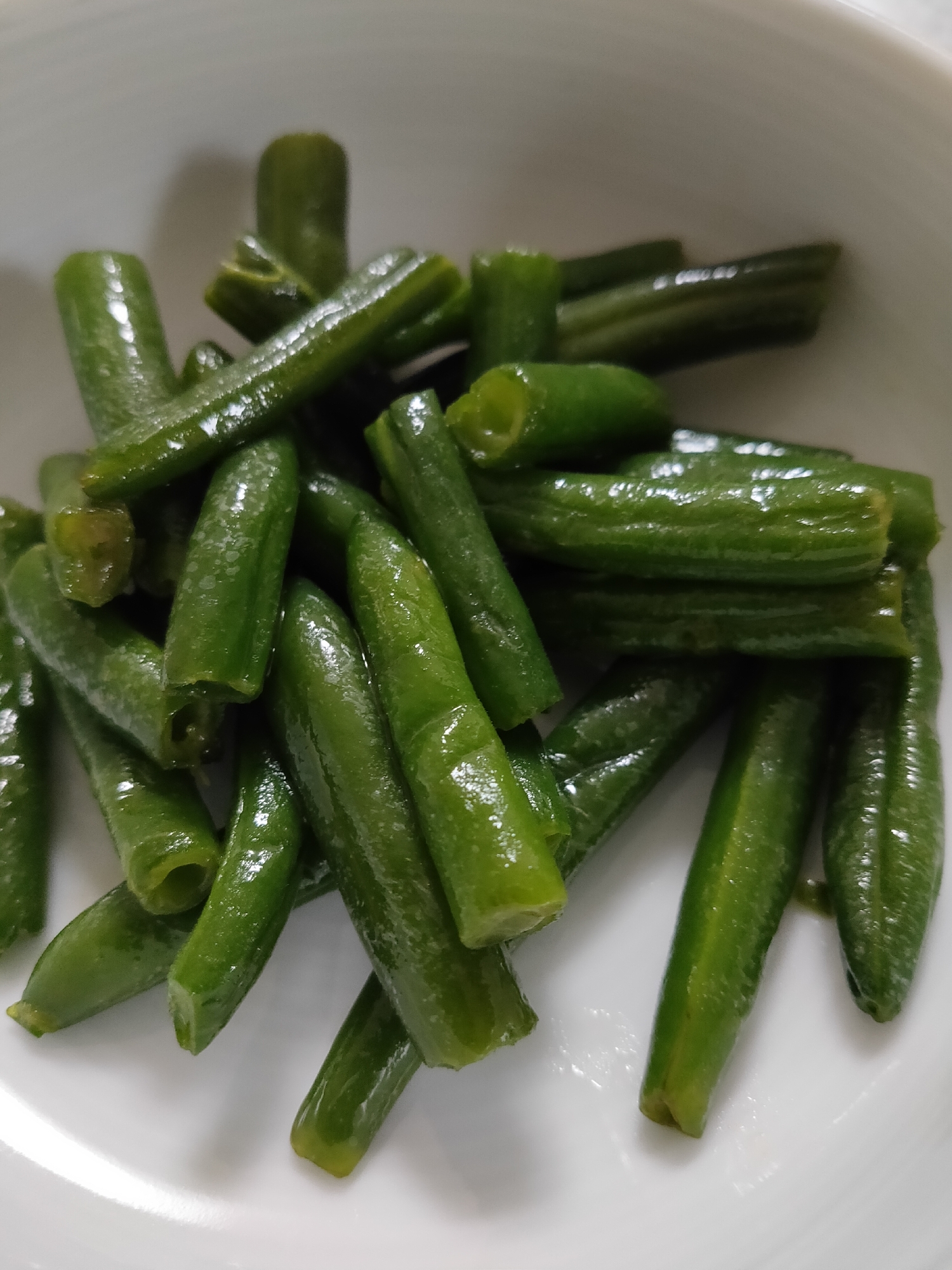 離乳食完了期 冷凍いんげんのバター醤油炒め レシピ 作り方 By かせいじん 楽天レシピ