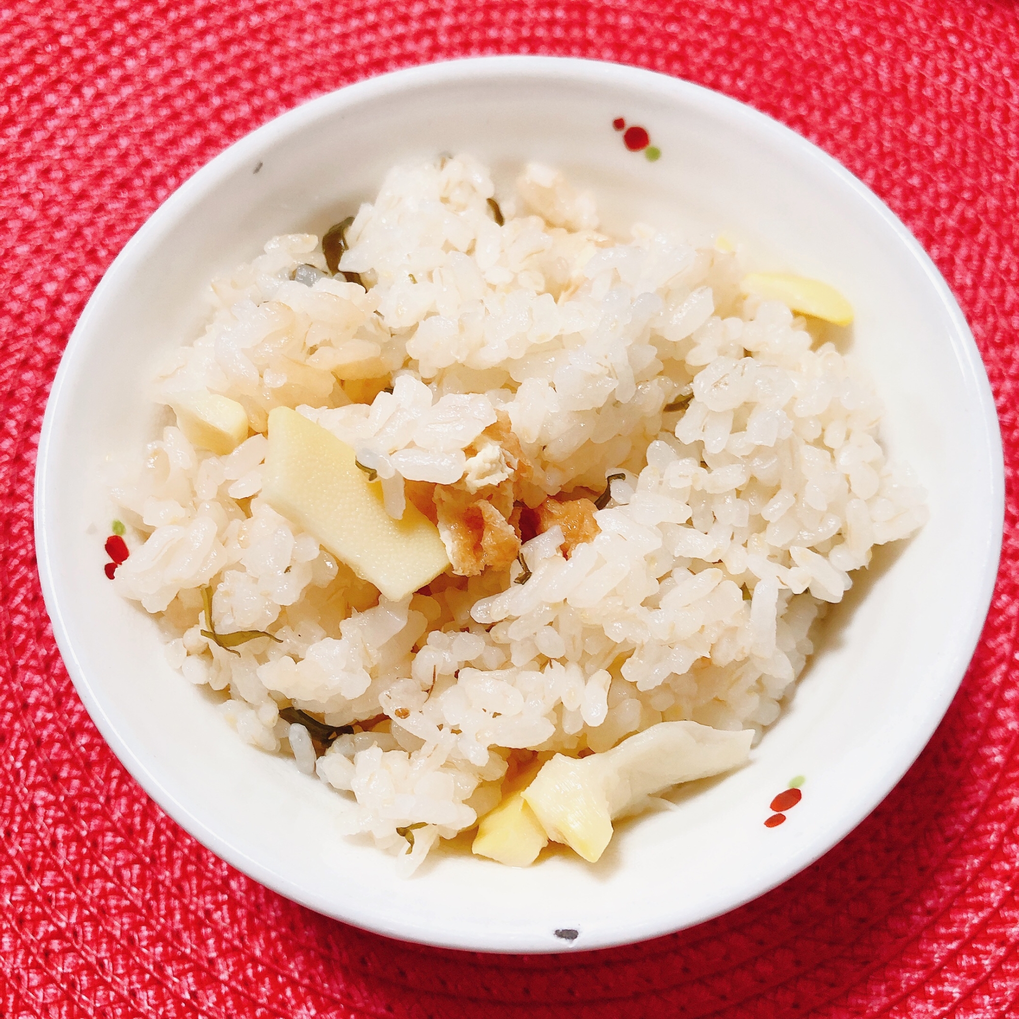 白だしでたけのこご飯•.¸¸¸.☆
