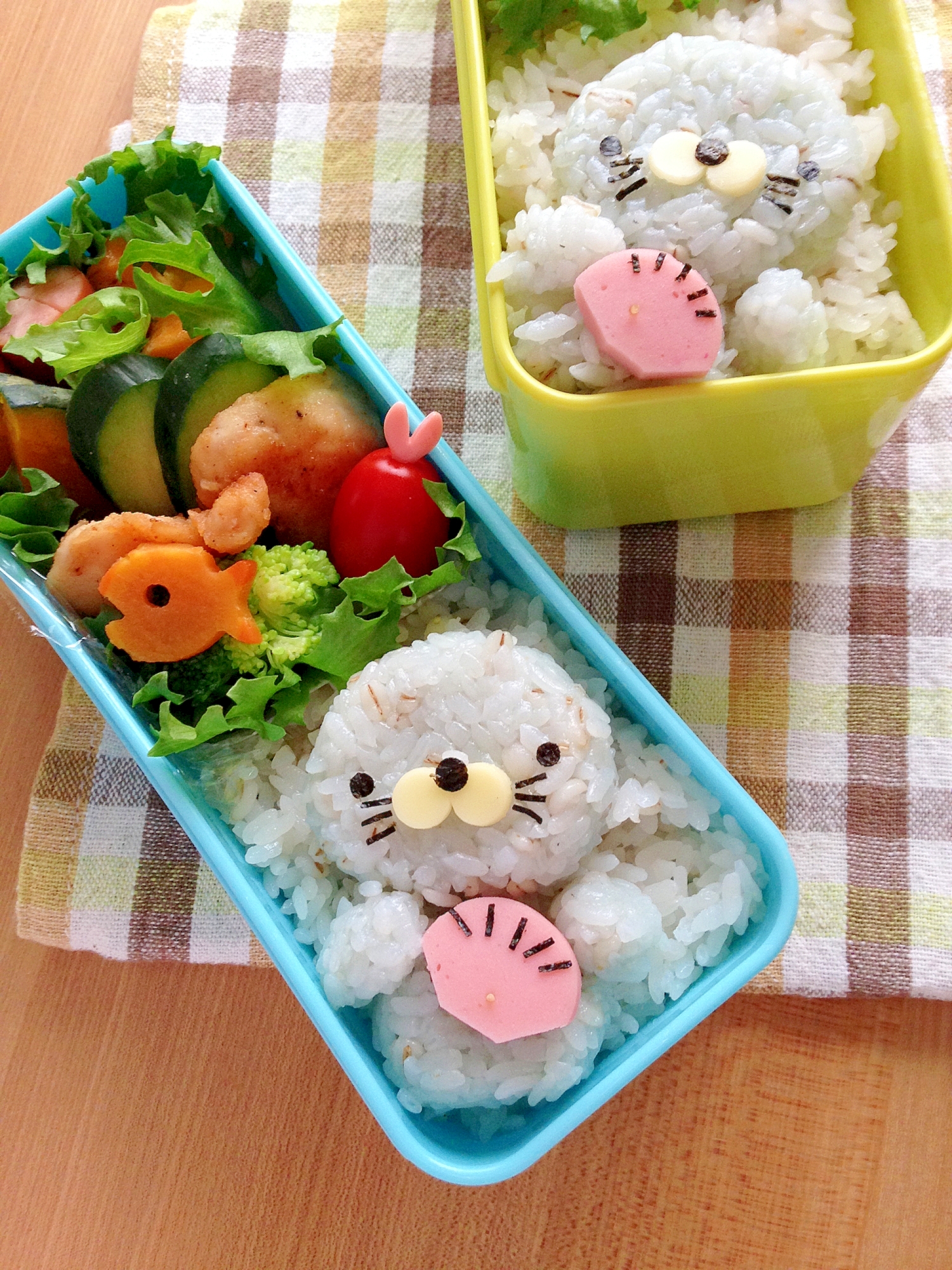 簡単キャラ弁 ぼのぼの のお弁当 レシピ 作り方 By Cherry05 楽天レシピ