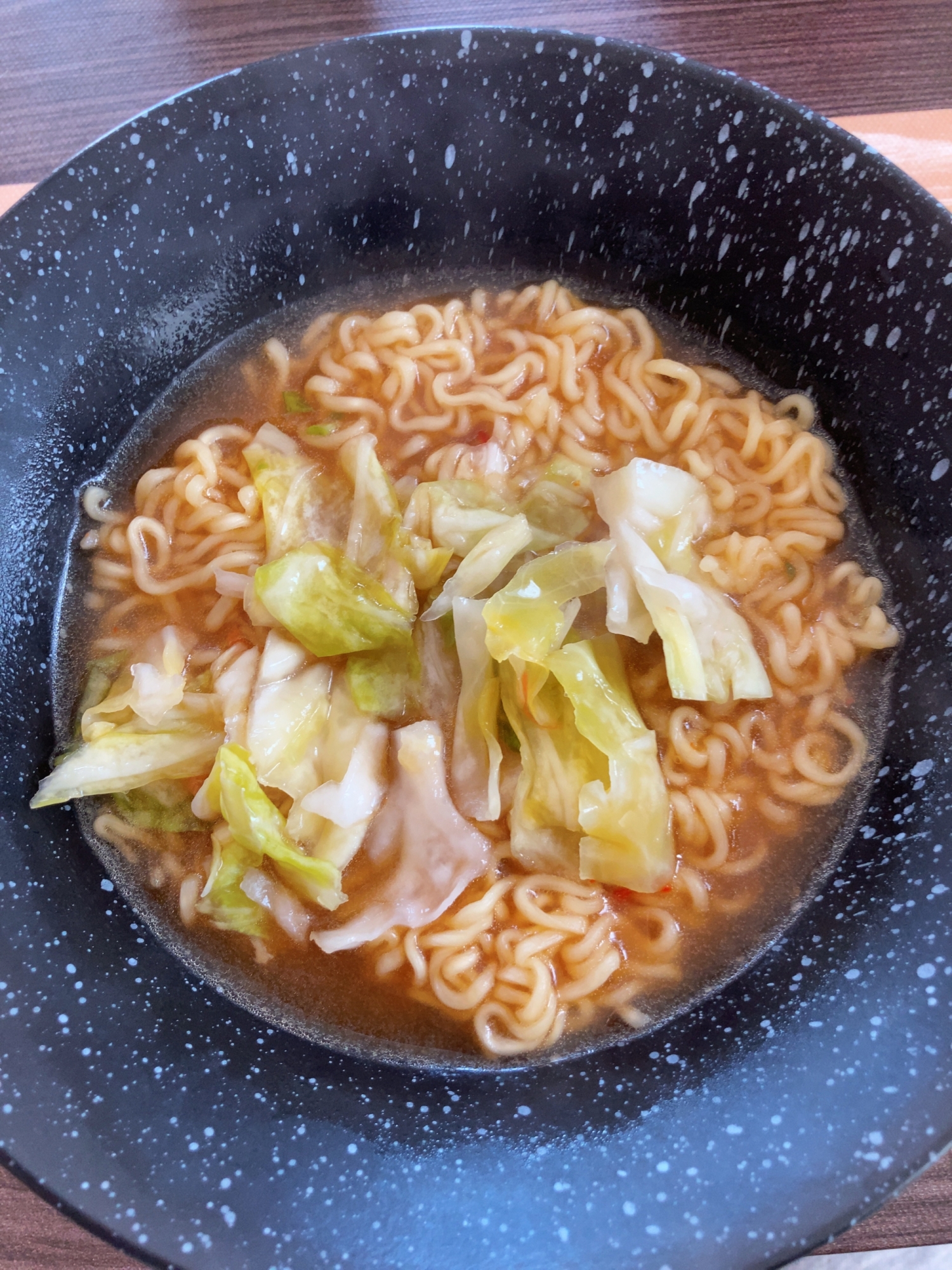 キャベツ炒めラーメン