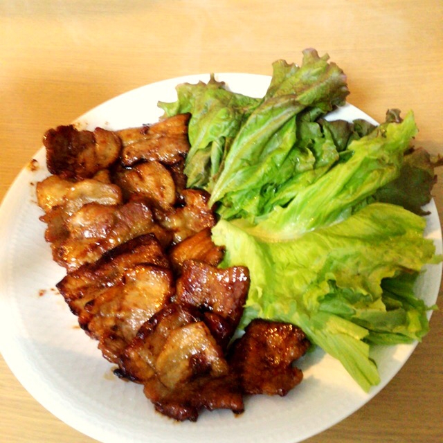 豚バラポン酢焼き