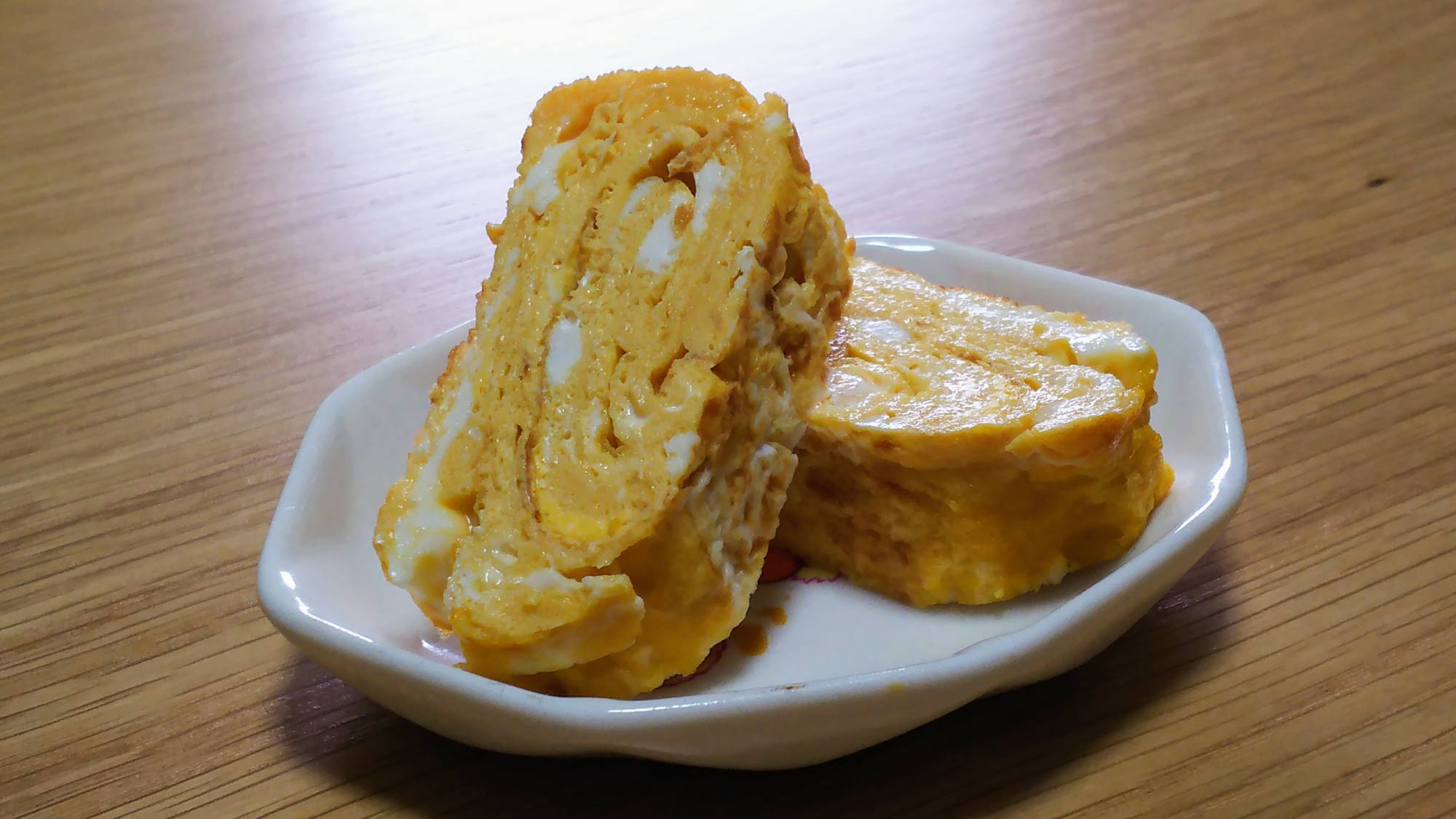 【お弁当】丸型フライパンで冷凍卵焼き