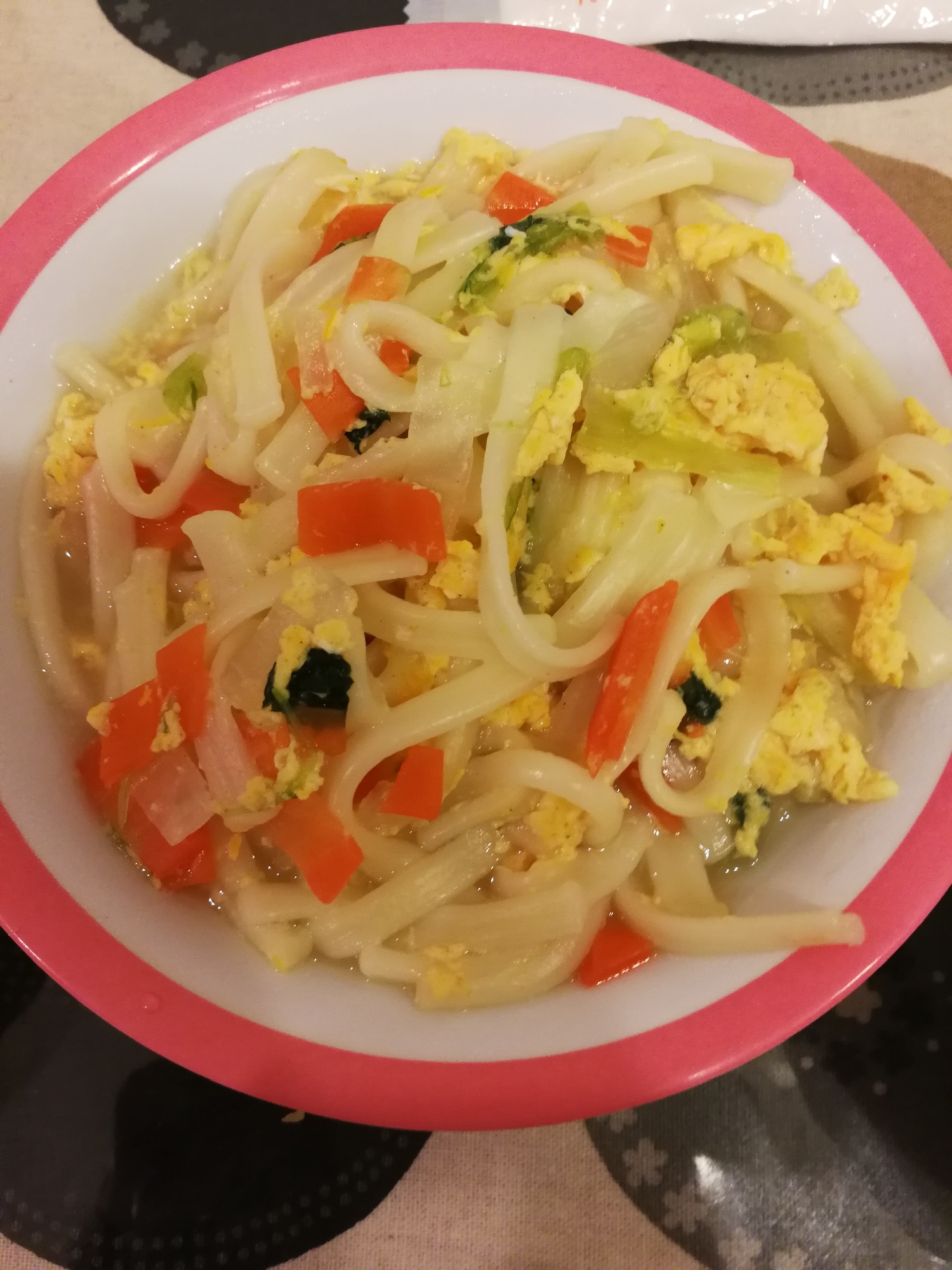 離乳食後期 卵とじ煮込みうどん レシピ 作り方 By やまもり 楽天レシピ