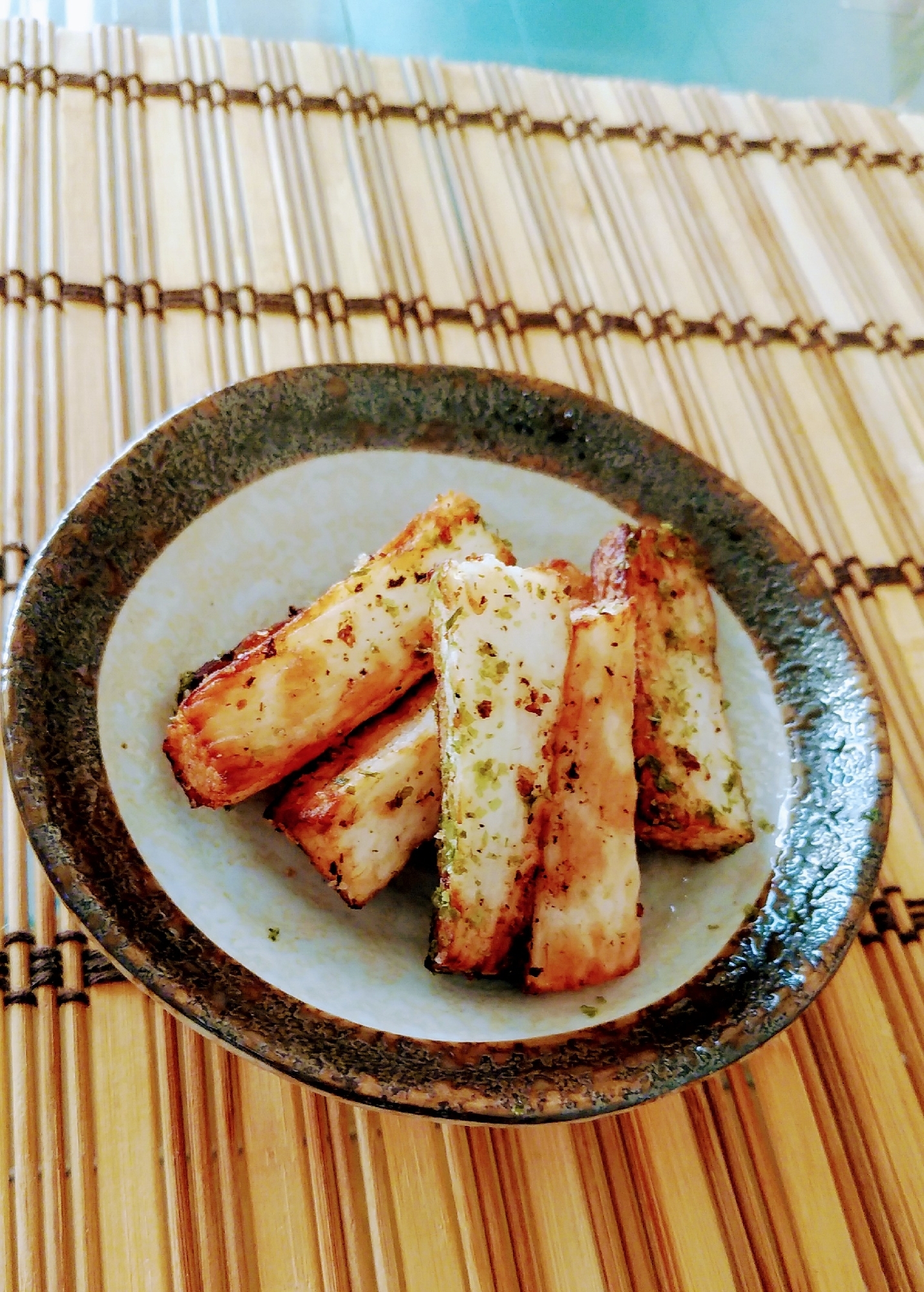 長芋の素揚げ♪のりしお味♪