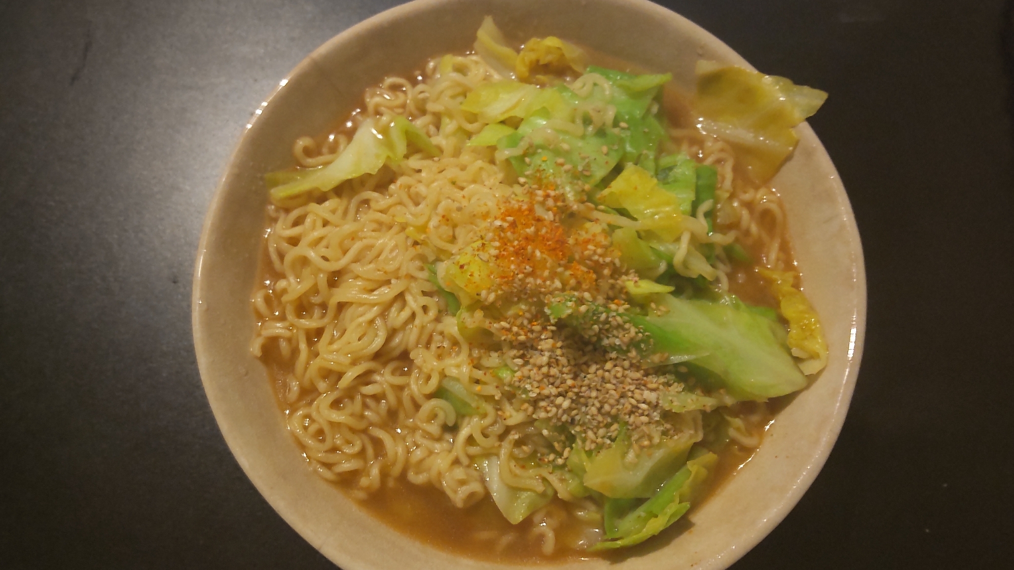 ごまキャベツ味噌ラーメン