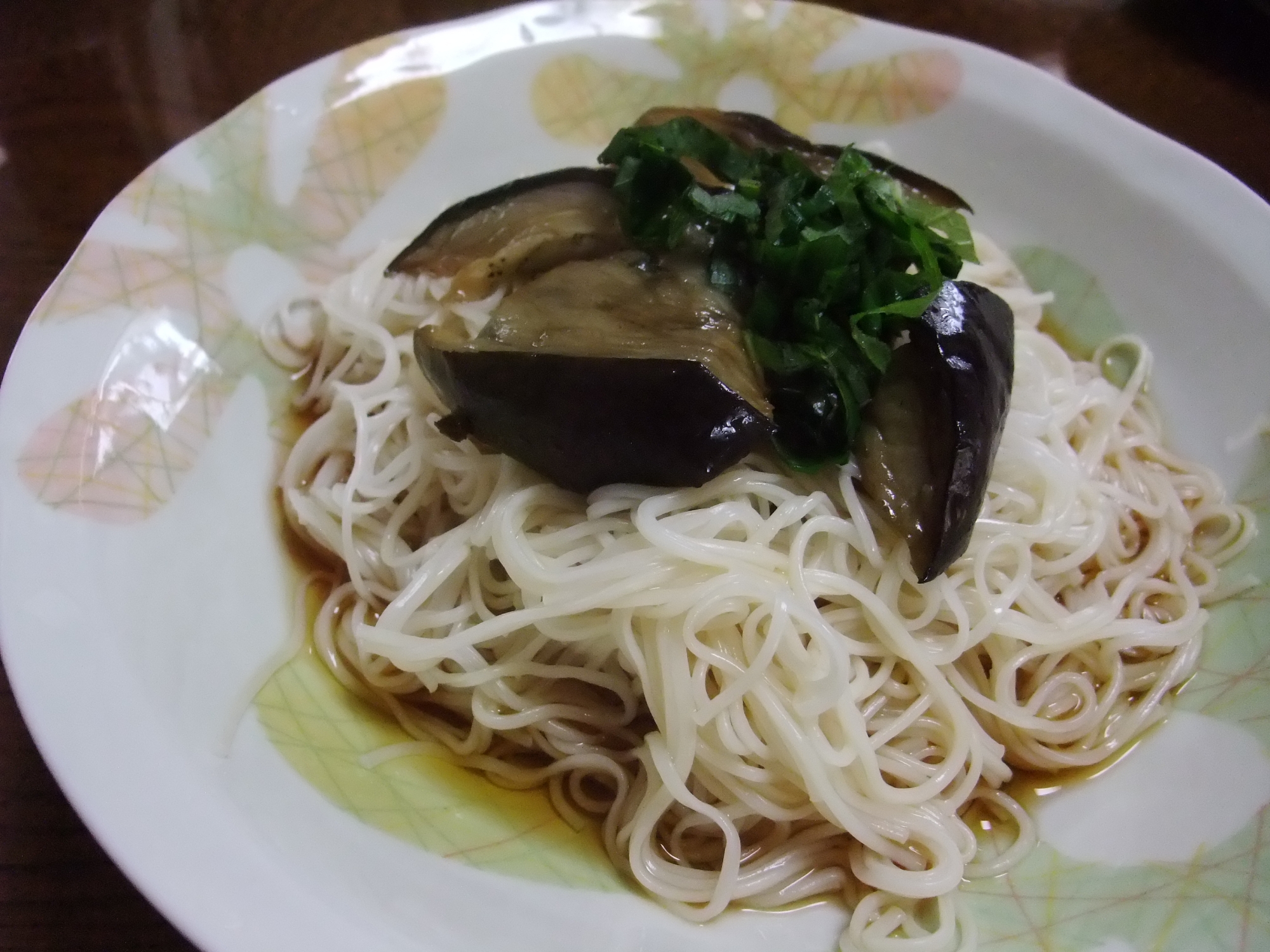 揚げ茄子そうめん