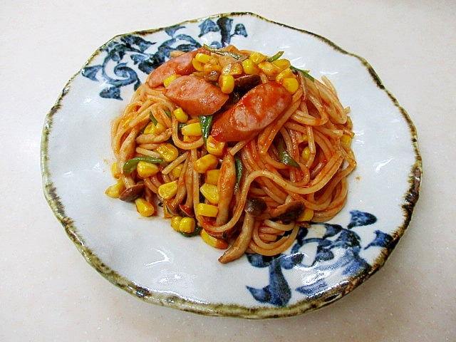 *昔懐かしナポリタンスパゲッティ*