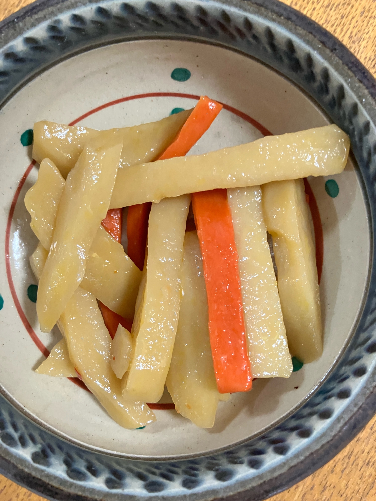 ジャガイモのきんぴら風煮物