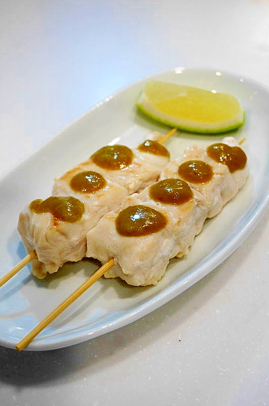 フライパンで我家が居酒屋に！ささみのわさび焼き鳥