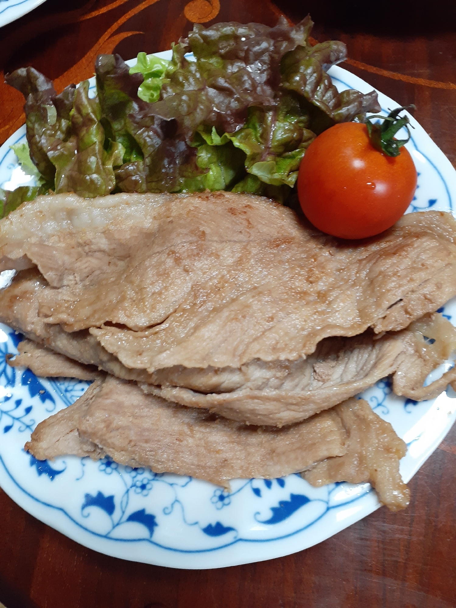 豚ロース肉のマヨポンガーリック炒め