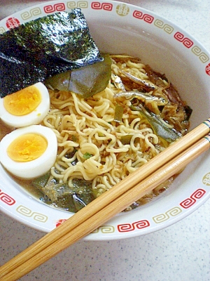 ｲﾝｽﾀﾝﾄﾗｰﾒﾝで！本格魚介系スープラーメン